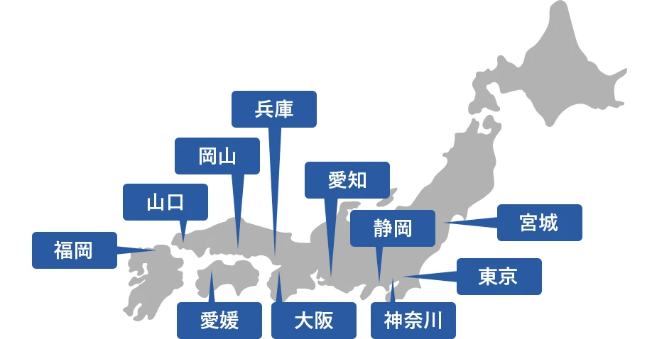 日本全国のIT企業のパートナー化